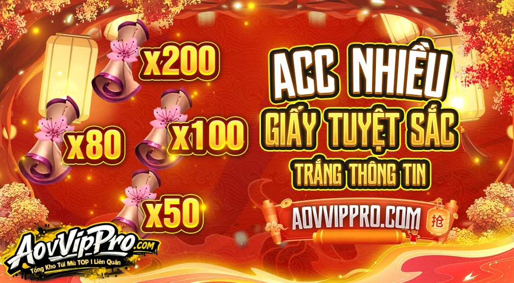 ACC NHIỀU GIẤY TUYỆT SẮC